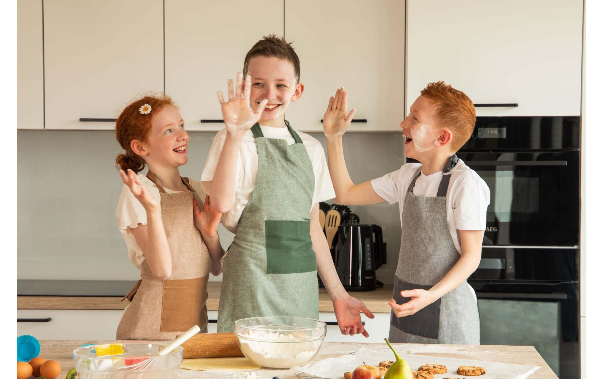 Tiseco Kochschürze 52 x 63 cm, Camel