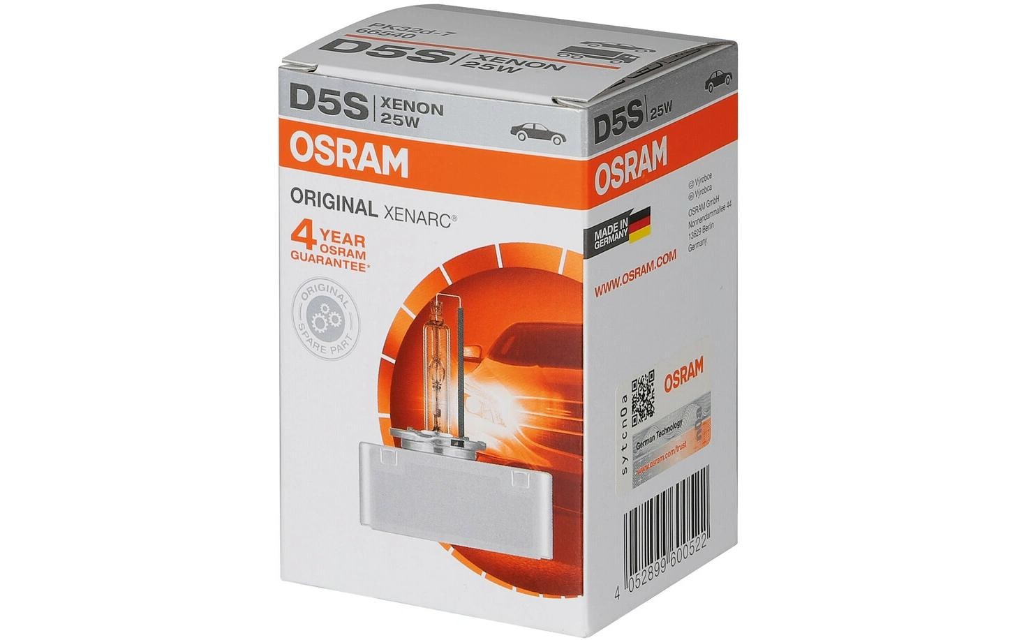 OSRAM Glühlampen D5S XENARC 25W P32d-7 PKW