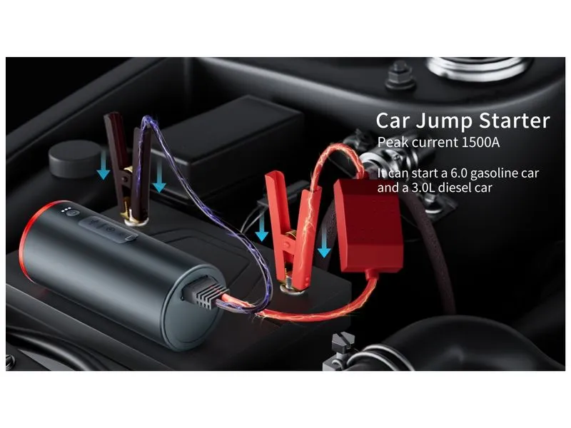 Caliber Jumpstarter CPS-JS, 300 A, 15000 mAh schwarz Caliber Jumpstarter CPS-JS, 300 A, 15000 mAh schwarz
