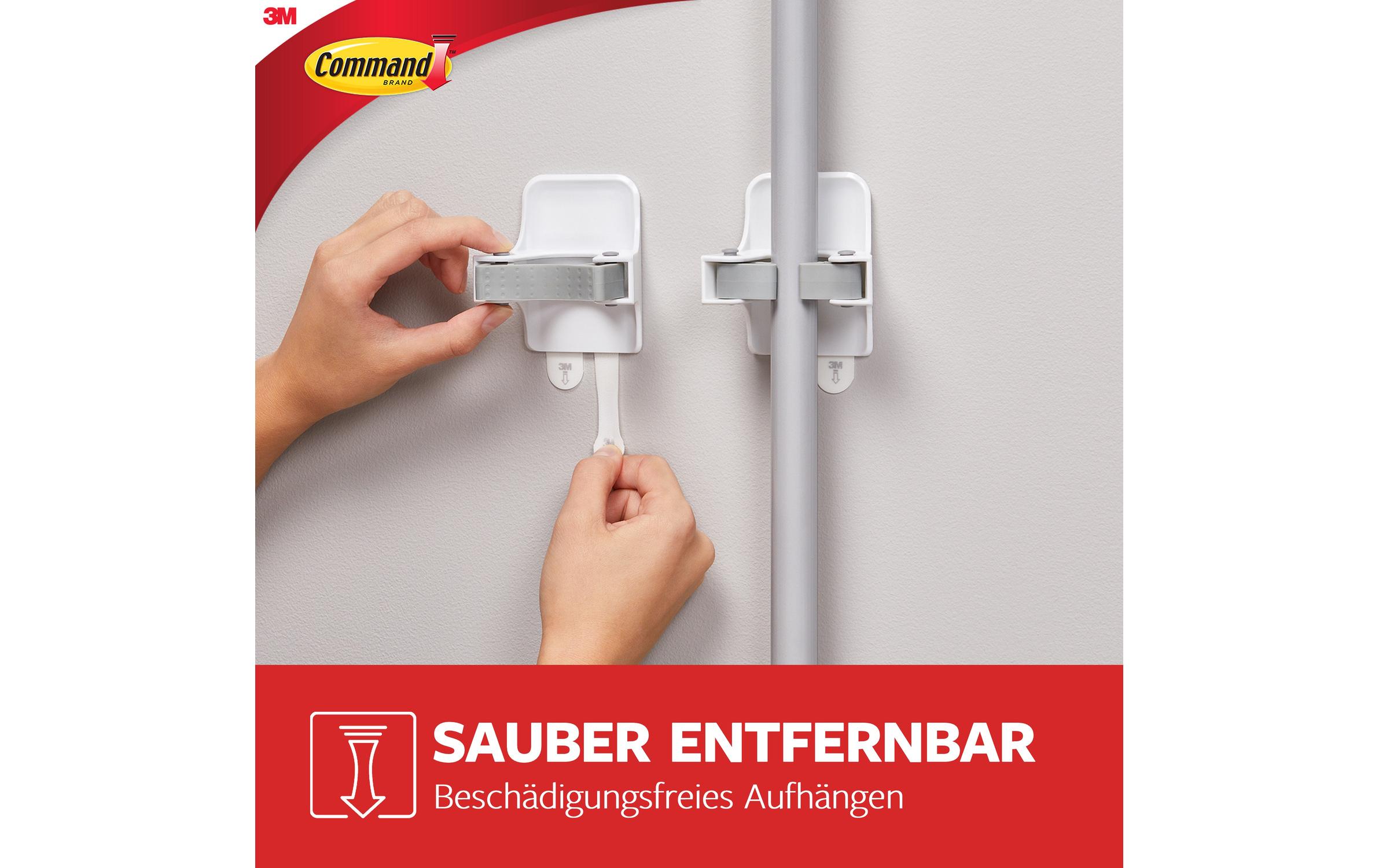 Command Klebehaken Besenhalter 1.8 kg, Weiss