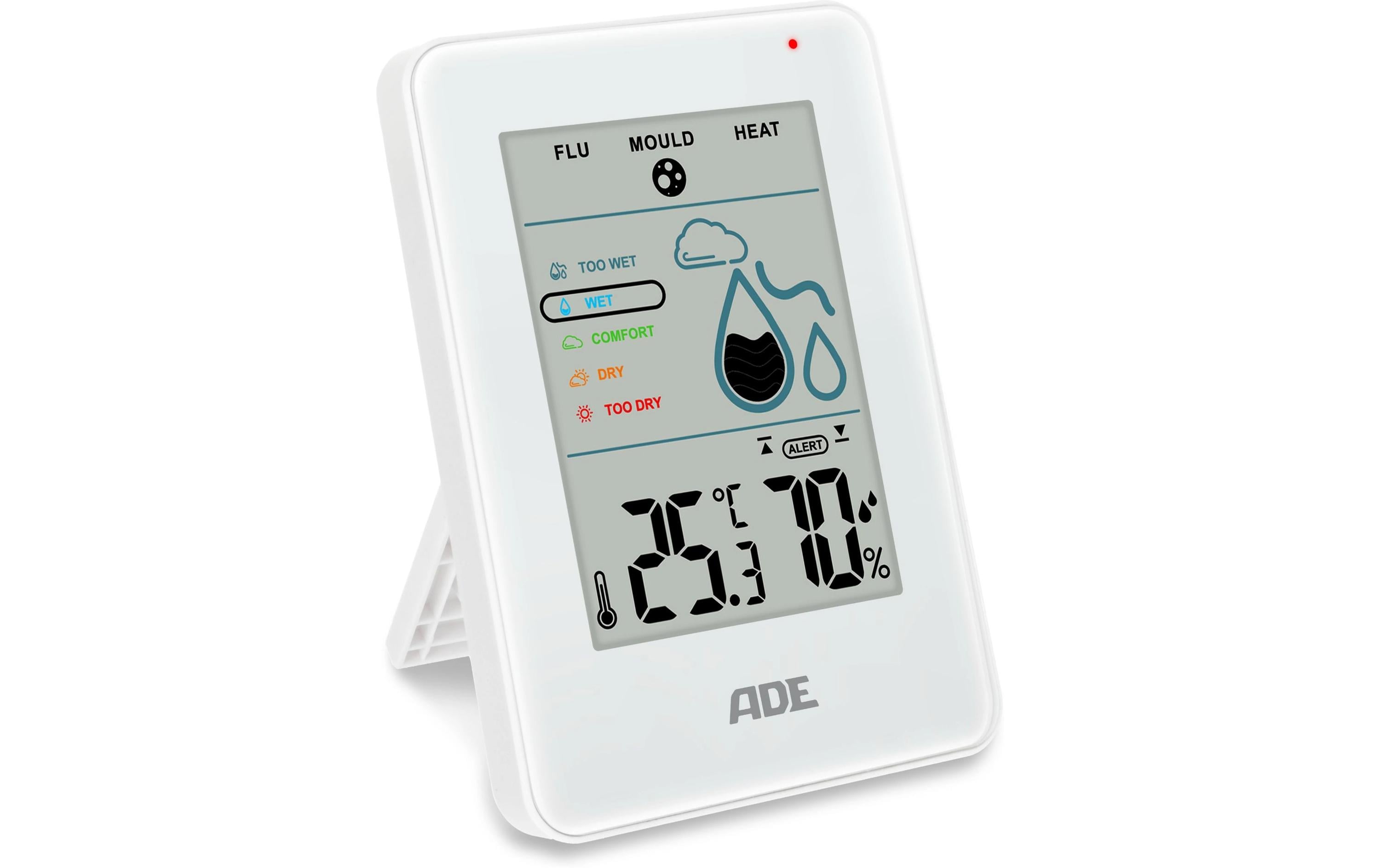 ADE Thermo-/Hygrometer digital Weiss ADE Thermo-/Hygrometer digital Weiss