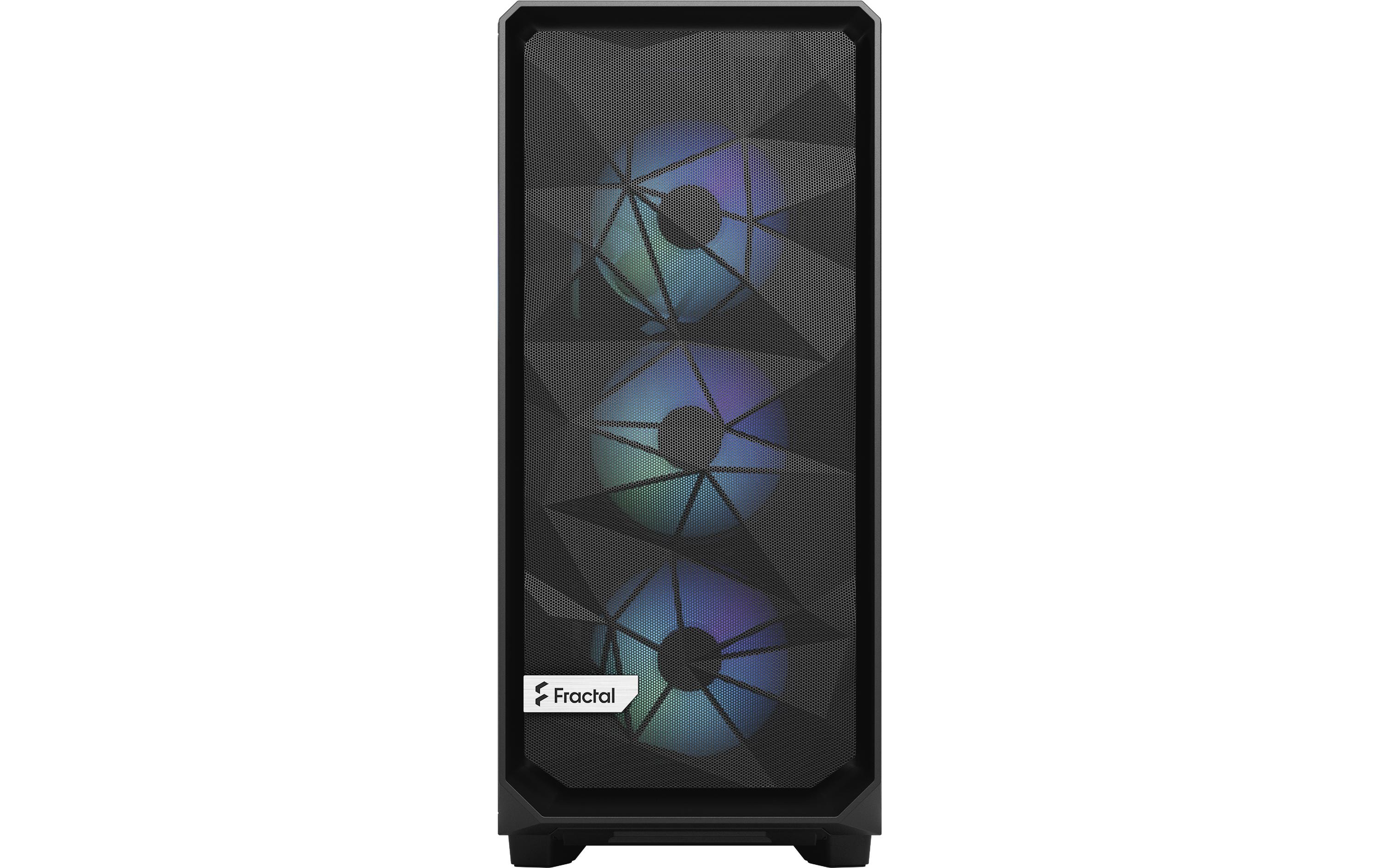 Fractal Design PC-Gehäuse Meshify 2 Compact Lite RGB Schwarz