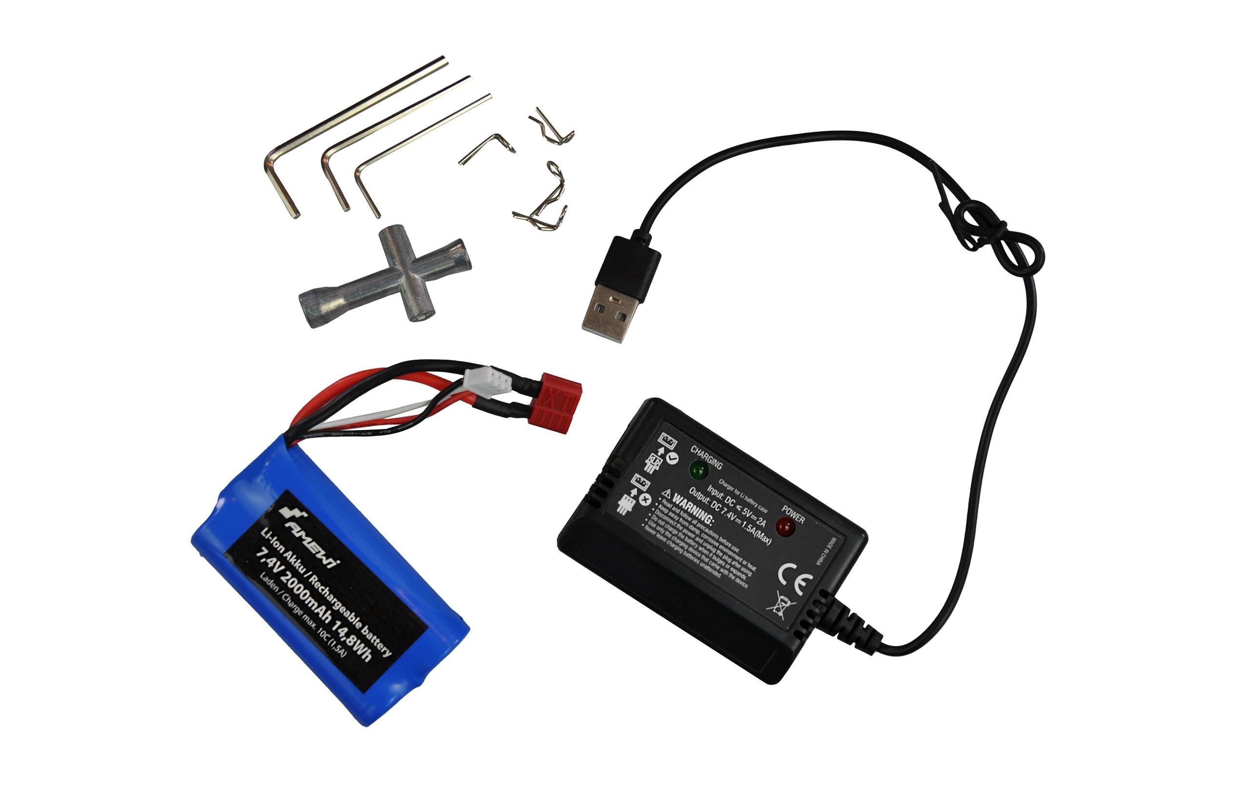 Amewi Monster Truck Daphoenodon 4WD, Blau RTR, 1:12 Amewi Monster Truck Daphoenodon 4WD, Blau RTR, 1:12