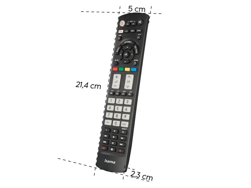 Hama Technics AG Universal-Fernbedienung IR lernfähig leuchtende Tasten