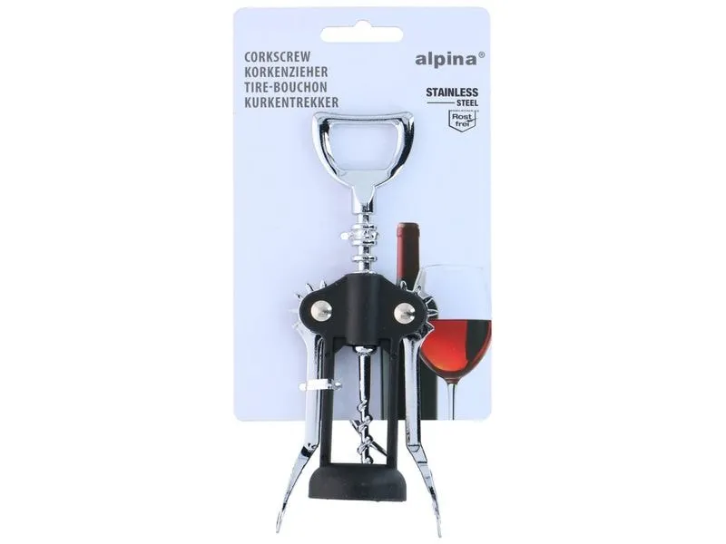 alpina Korkenzieher Schwarz alpina Korkenzieher Schwarz