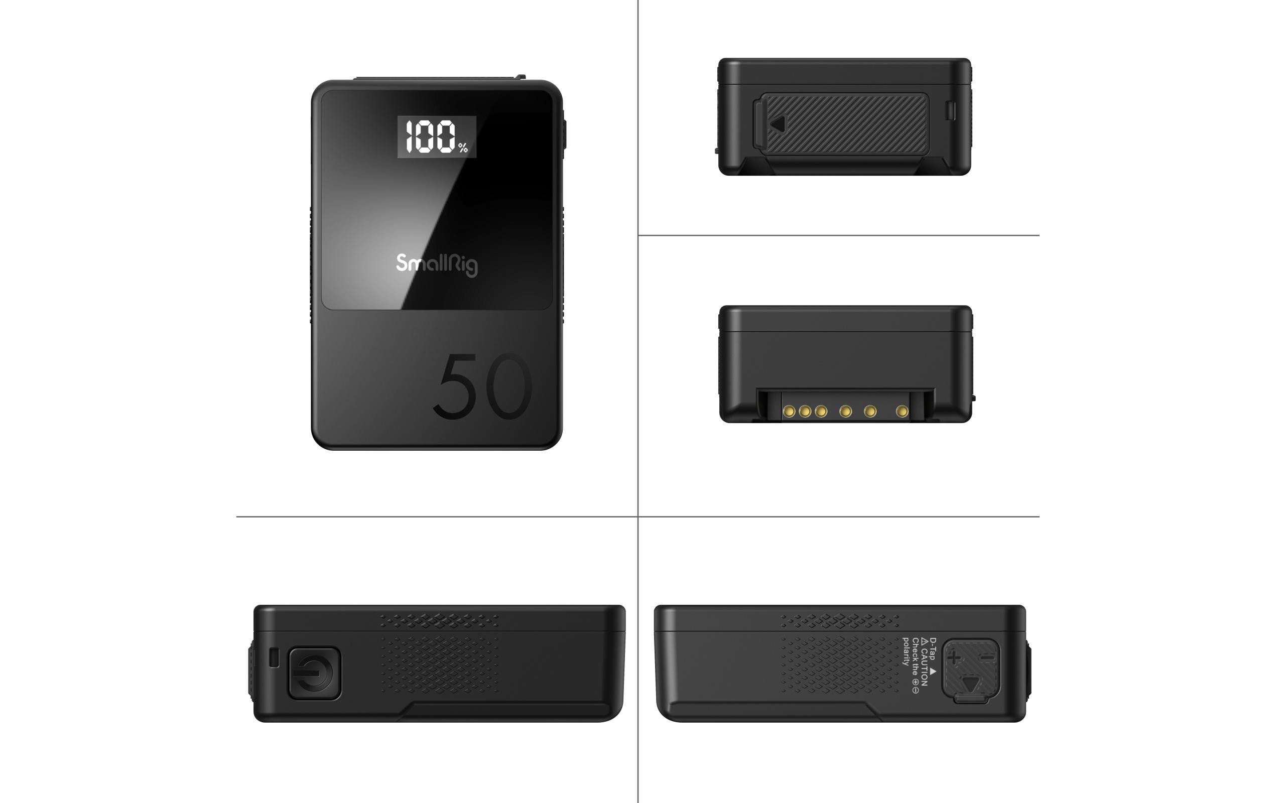 Smallrig Videokamera-Akku VB50 Mini V-Mount