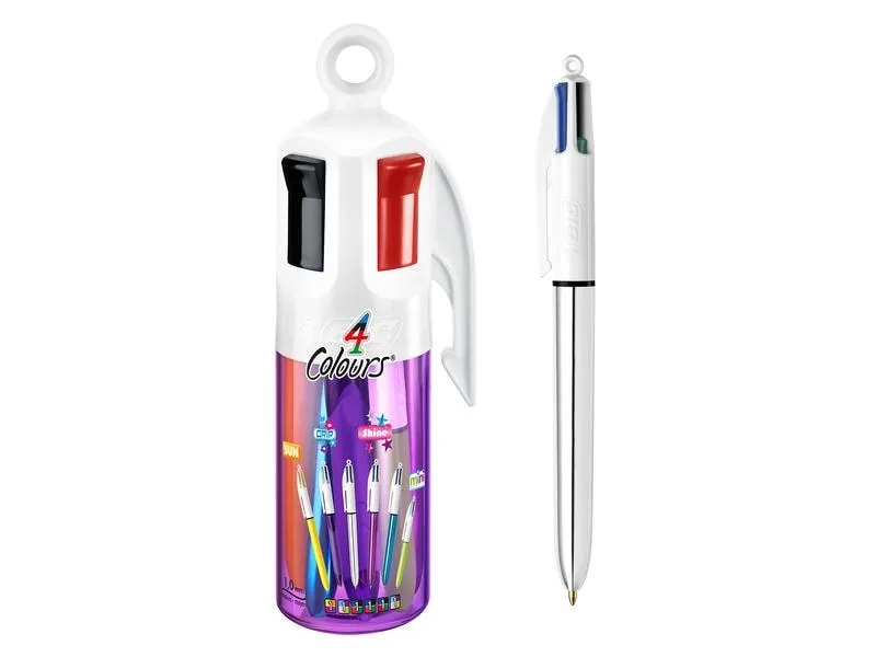 BIC Mehrfarbenkugelschreiber 4 Colours Mega Case 6-teilig BIC Mehrfarbenkugelschreiber 4 Colours Mega Case 6-teilig