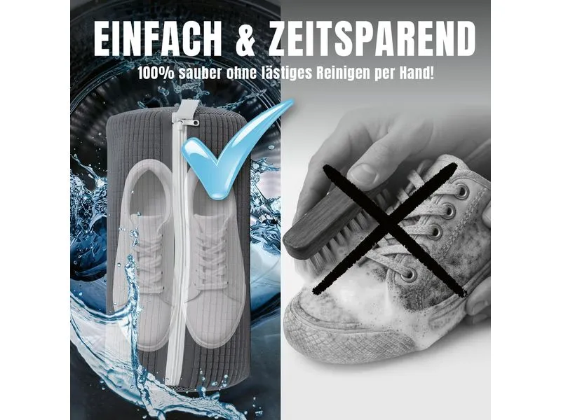 CLEANmaxx Schuhwaschbeutel 1 Stück, Grau CLEANmaxx Schuhwaschbeutel 1 Stück, Grau