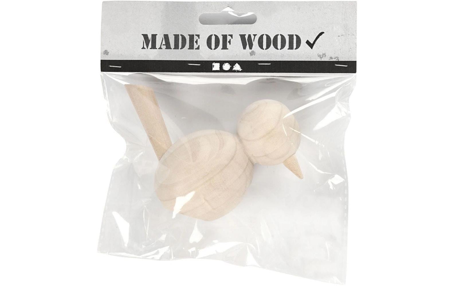 Creativ Company Mini-Figur Vogel 1 Stück, Braun