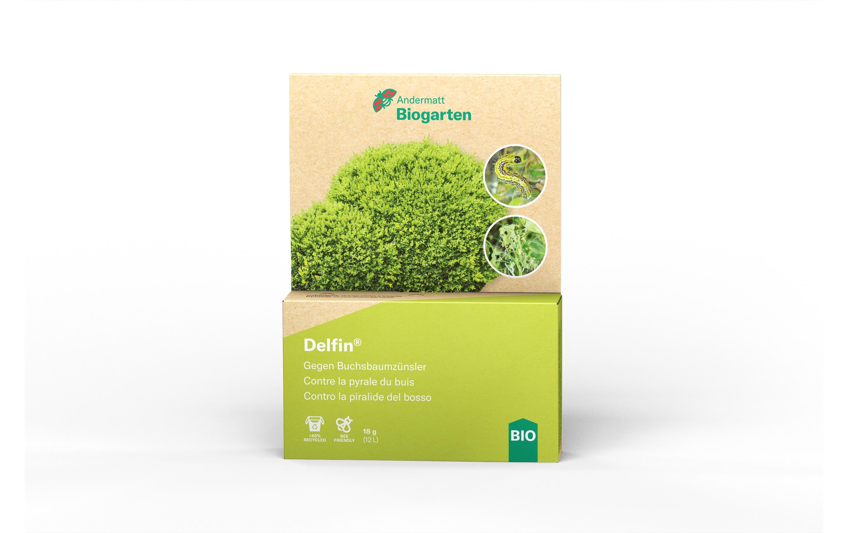 Andermatt Biogarten BIO Delfin Buchsbaumzünsler, 4 x 4.5 g Andermatt Biogarten BIO Delfin Buchsbaumzünsler, 4 x 4.5 g