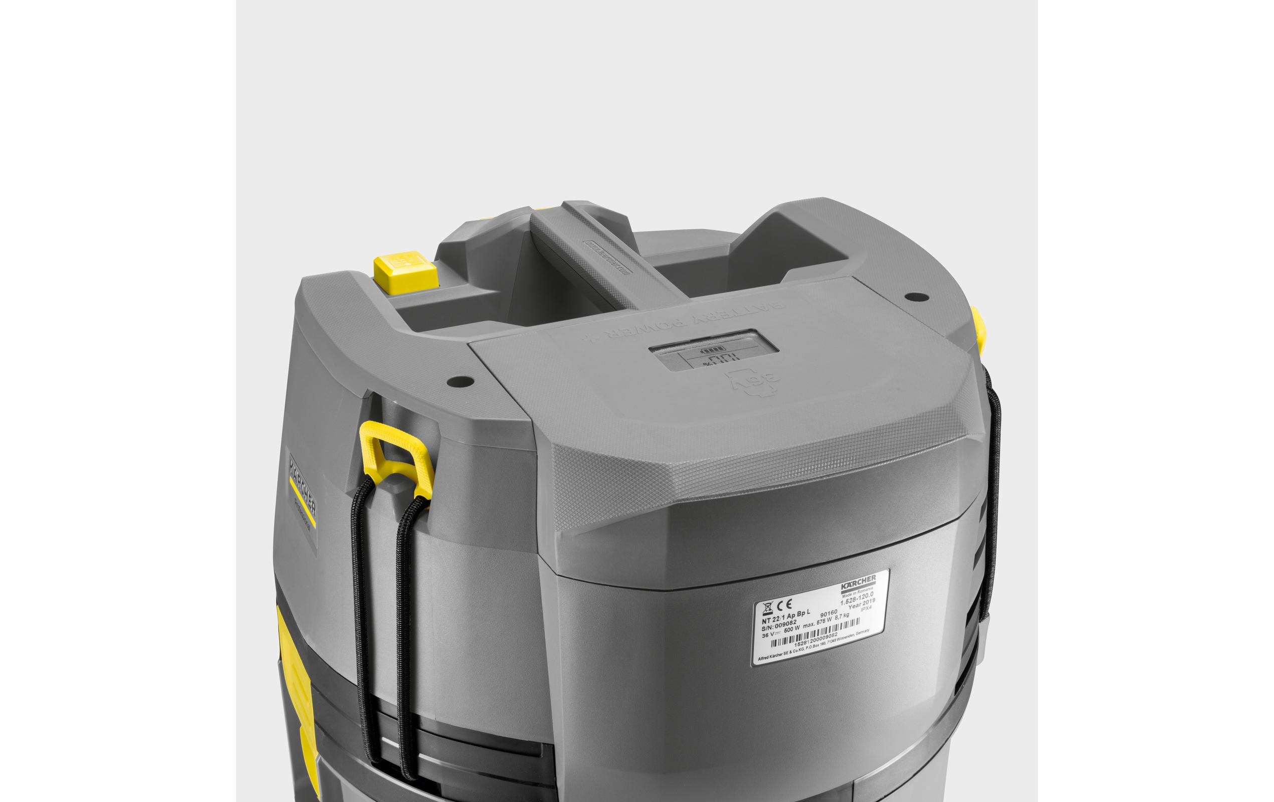 Kärcher Professional Akku-Nass-/Trockensauger NT 22/1 Ap Bp L, Solo