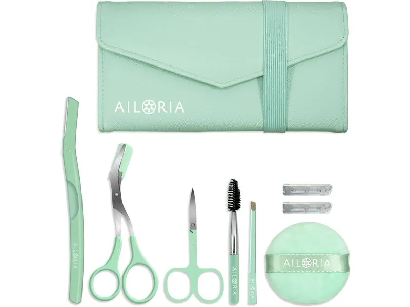 Ailoria Augenbrauen- und Gesichtspflege-Set Visagique Mystic Mint Ailoria Augenbrauen- und Gesichtspflege-Set Visagique Mystic Mint