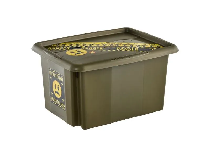 keeeper Karolina Aufbewahrungsbox 15 l Kunststoff olivgrün keeeper Karolina Aufbewahrungsbox 15 l Kunststoff olivgrün