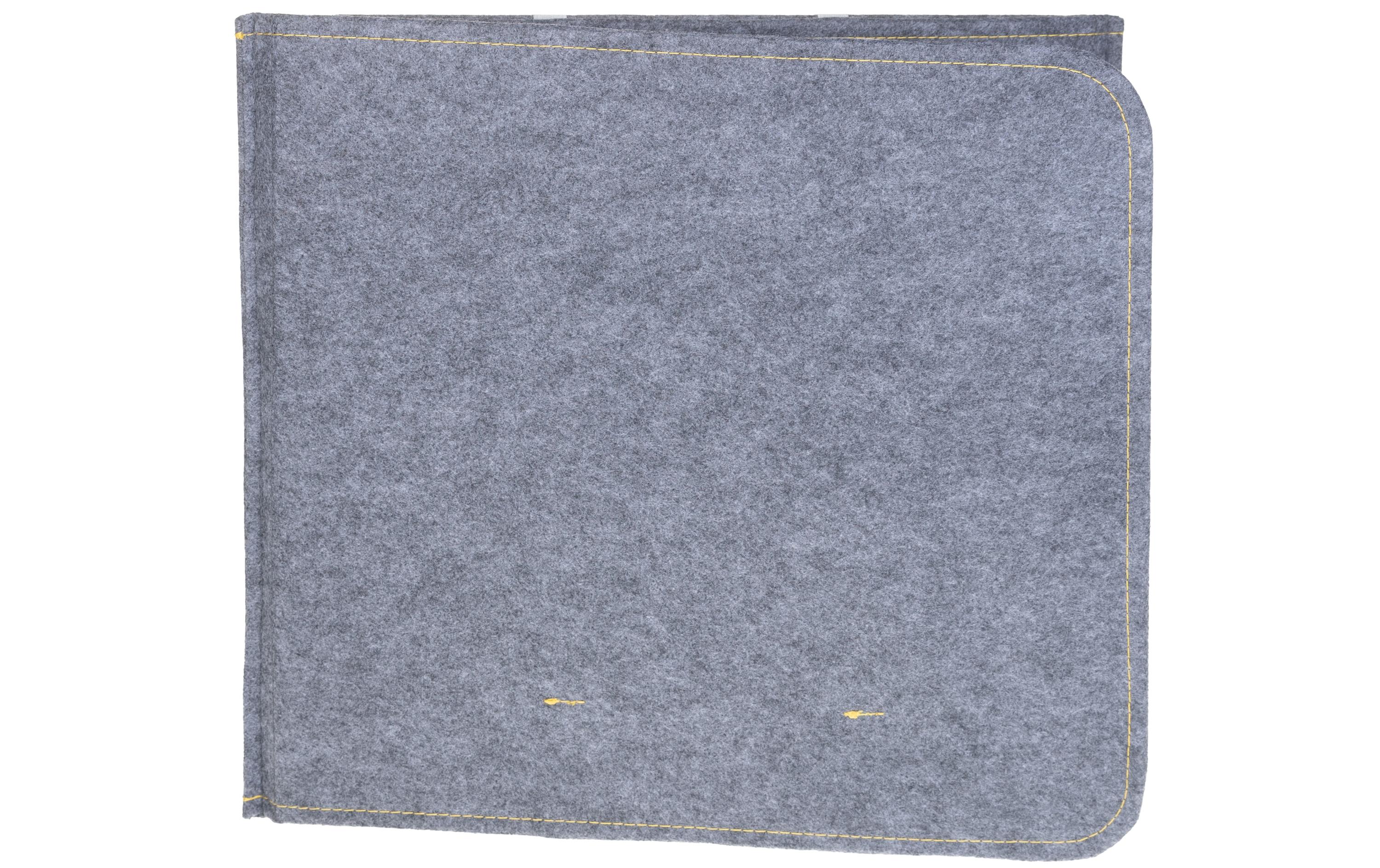 FTM Schreibtischtrennwand 39 x 121 cm, Grau