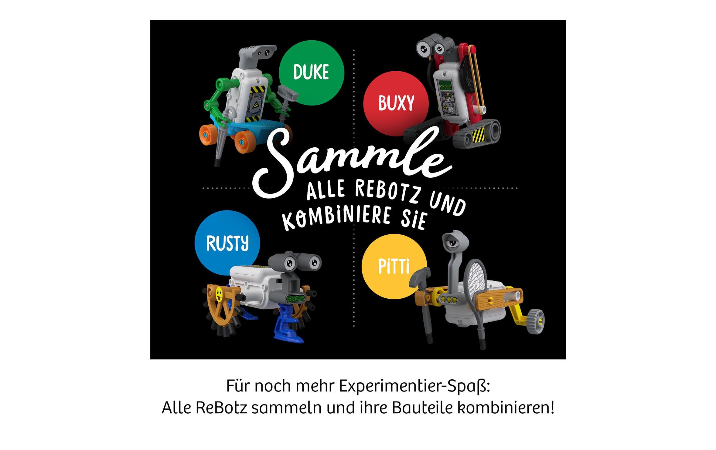 Kosmos Experimentierkasten ReBotz: Duke der Skating-Bot