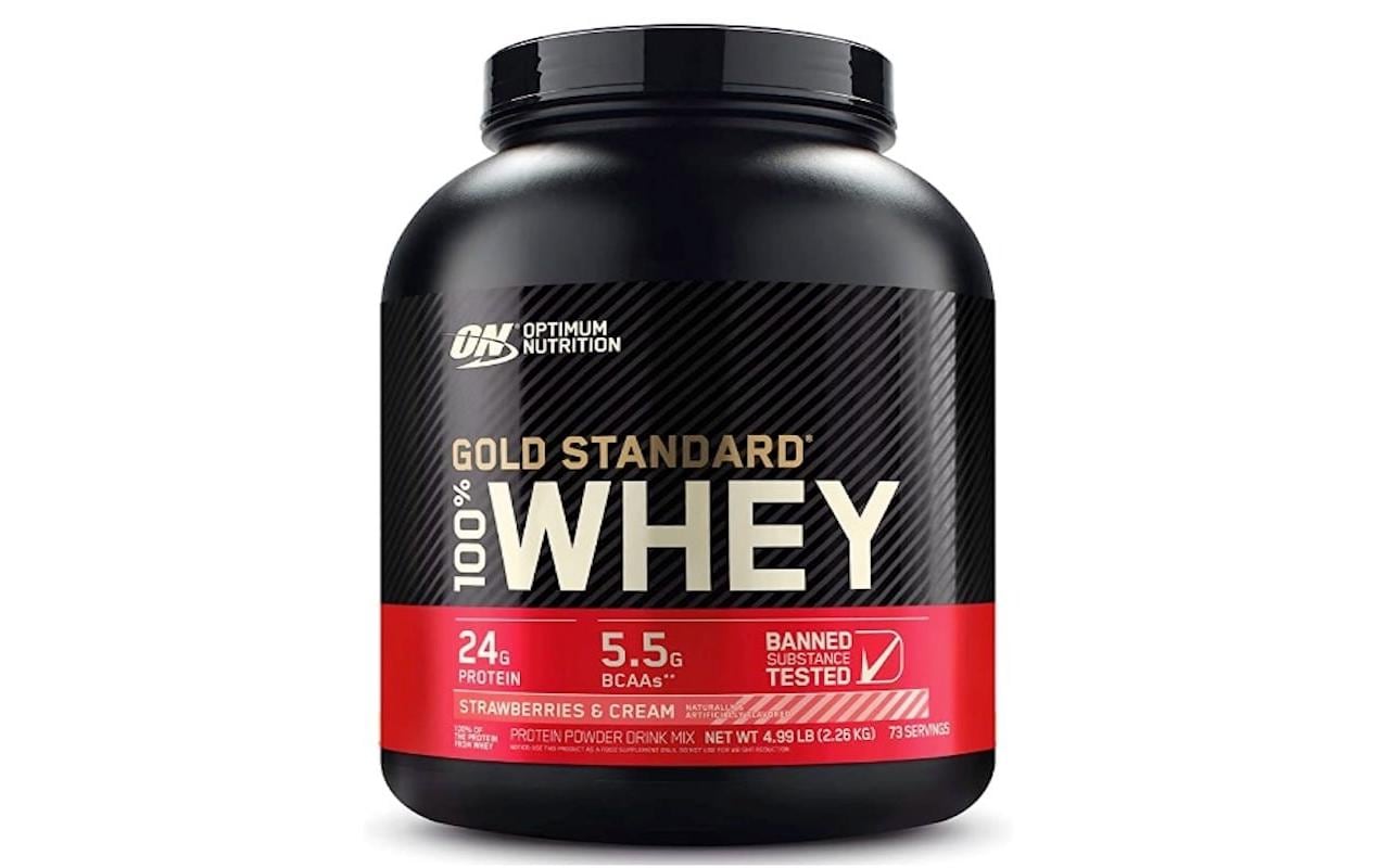 Optimum Nutrition Gold Standard 100% Whey Erdbeere 2300 g Optimum Nutrition Gold Standard 100% Whey Erdbeere 2300 g