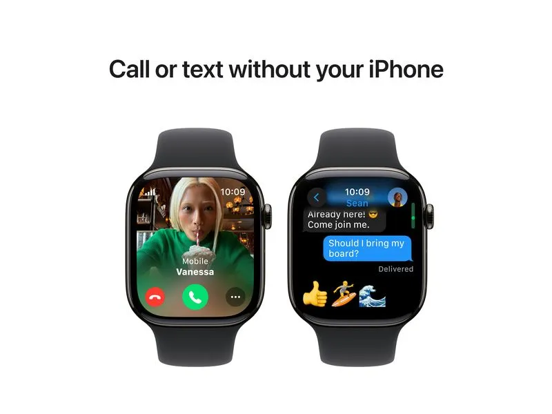 Apple Watch Series 10 46 mm LTE Titanium Jet Black Sport S/M Apple Watch Series 10 46 mm LTE Titanium Jet Black Sport S/M