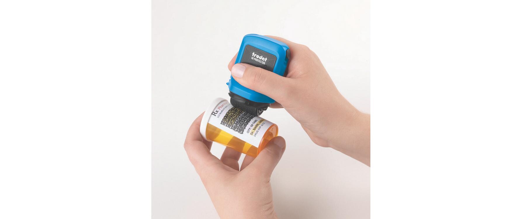 Trodat Stempel ID Protector Blau / Schwarz