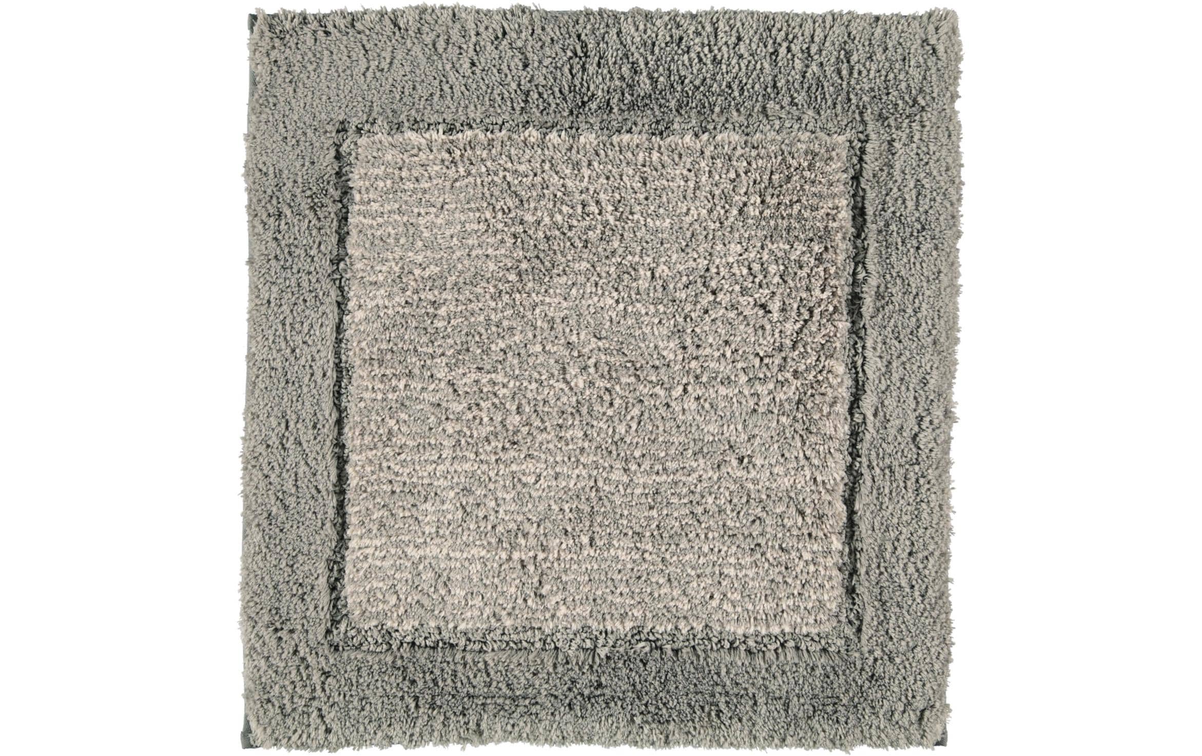 Cawö Badteppich Two-Tone 60 x 60 cm, Graphit