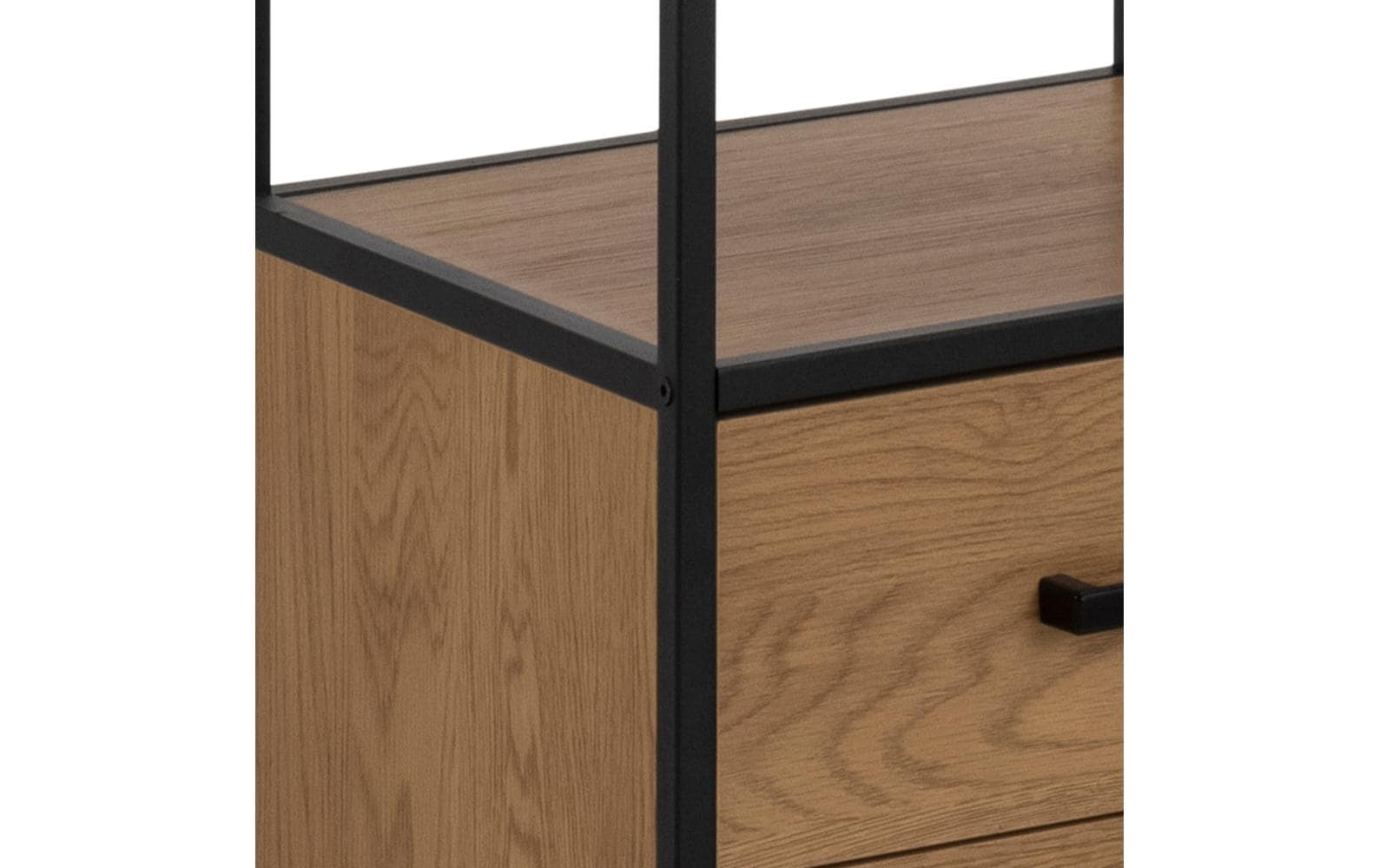 AC Design Regal Seaford 42 x 35 x 185 cm, Eiche