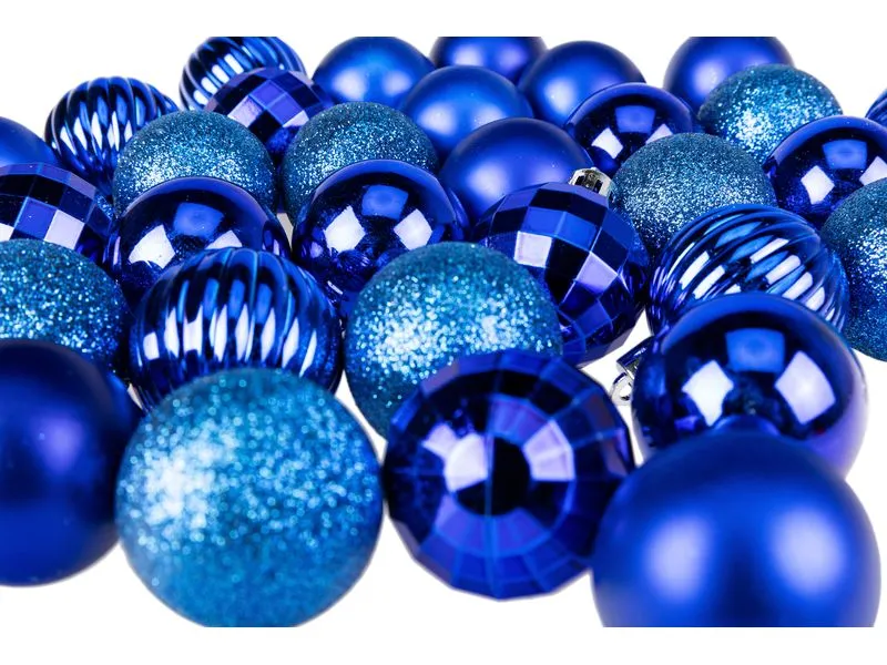 COCON Weihnachtskugel 34 Stück, Royalblau COCON Weihnachtskugel 34 Stück, Royalblau