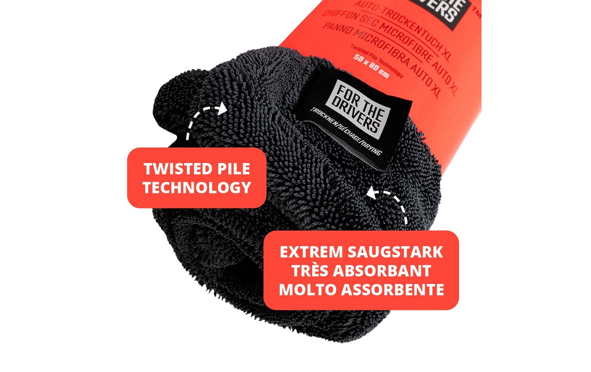 For The Drivers Trocknungstuch 50 x 80 cm, silber