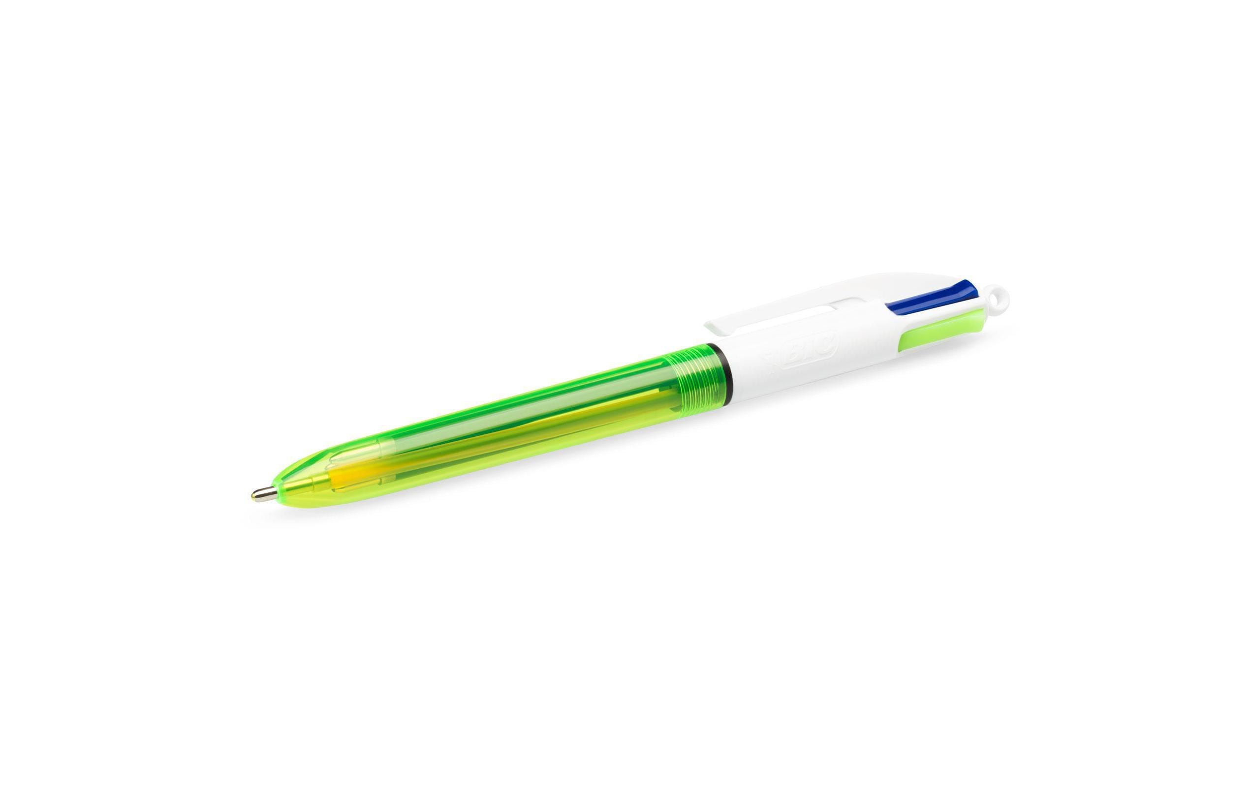 BIC Mehrfarbenkugelschreiber 4 Colours Fluo mit Marker BIC Mehrfarbenkugelschreiber 4 Colours Fluo mit Marker