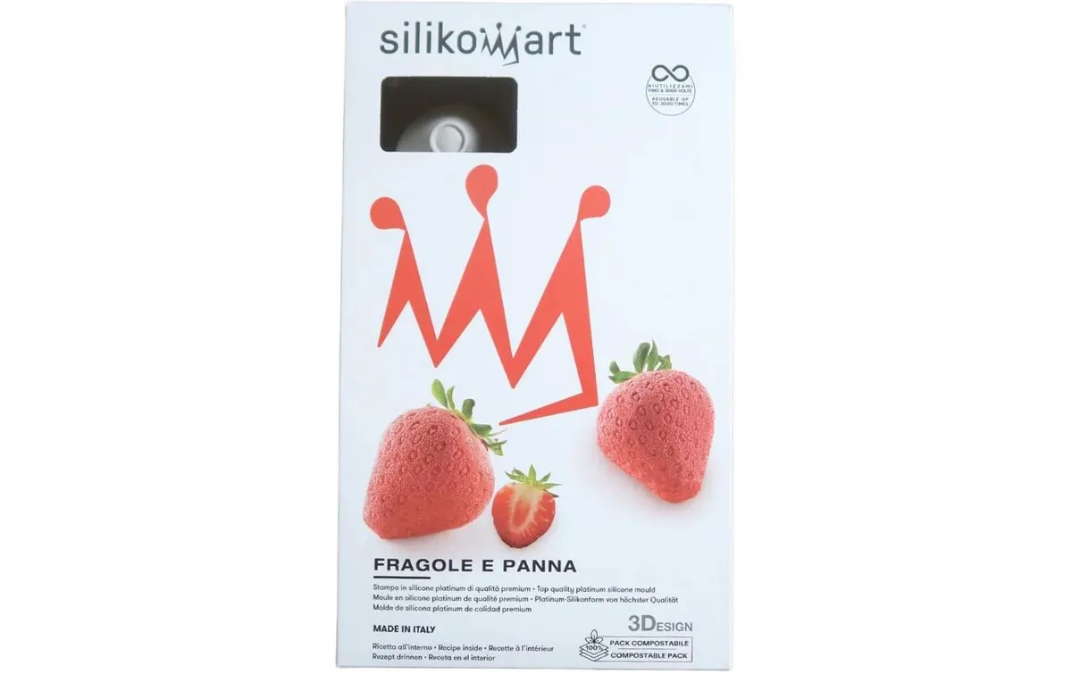 Silikomart Motiv-Backform Erdbeere