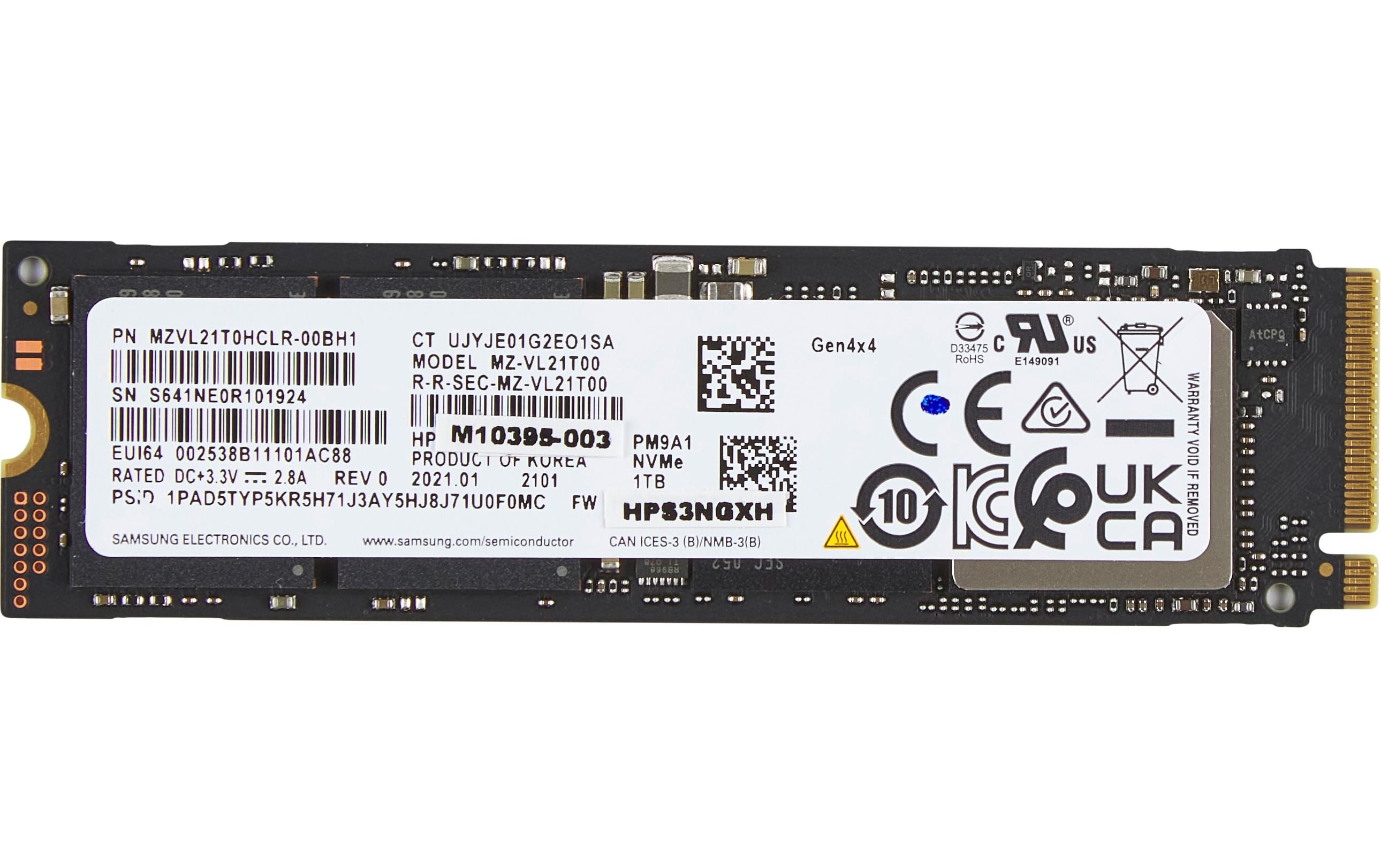 HP SSD 1 TB M.2 M.2 2280 NVMe 1000 GB