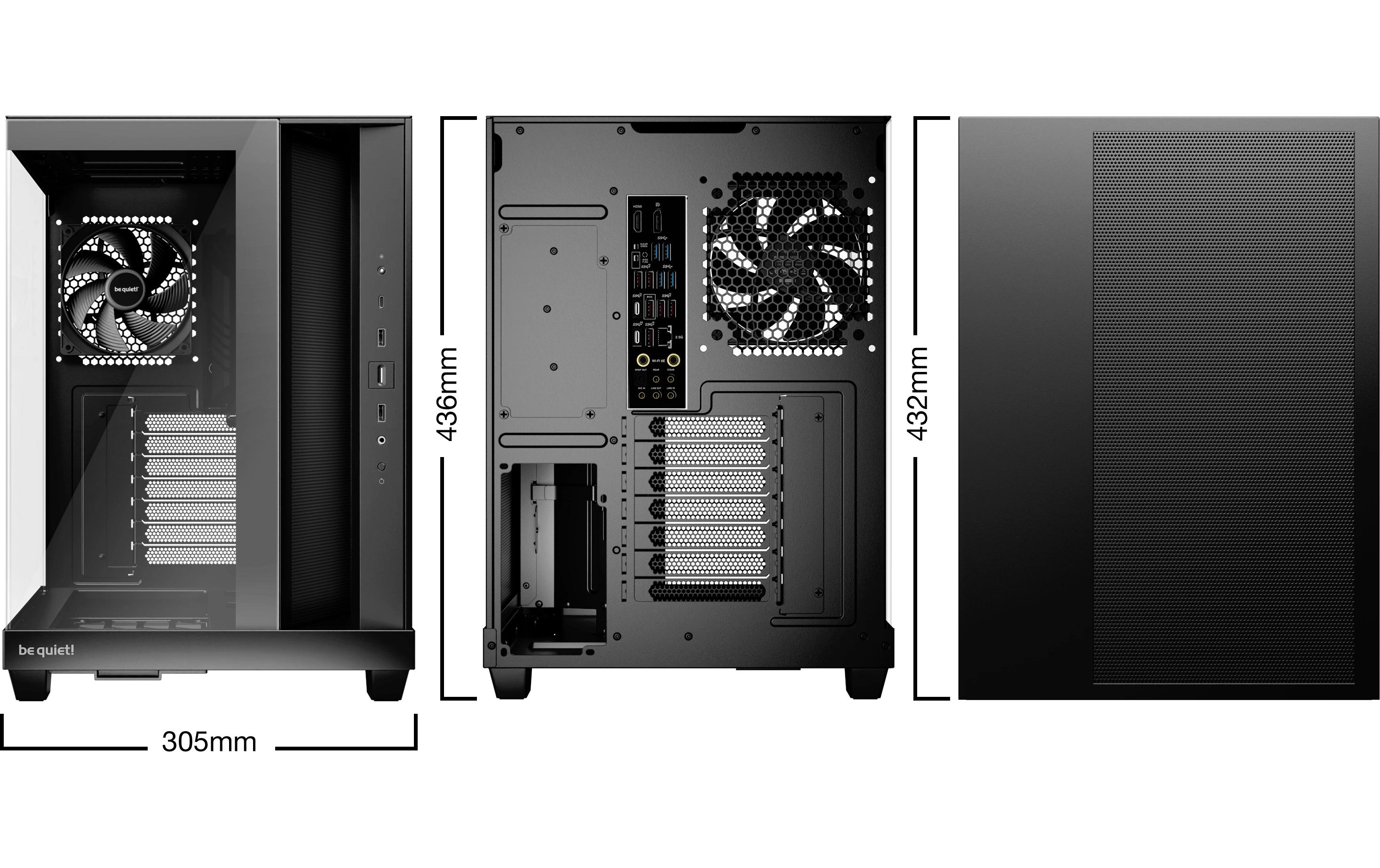 be quiet! PC-Gehäuse Light Base 500 Schwarz