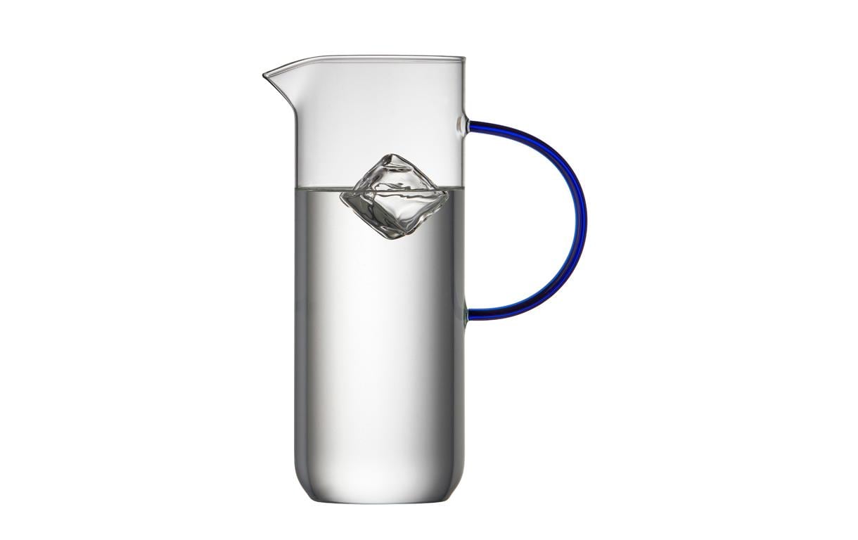 Lyngby Karaffe Torino Blau, 1.1 Liter