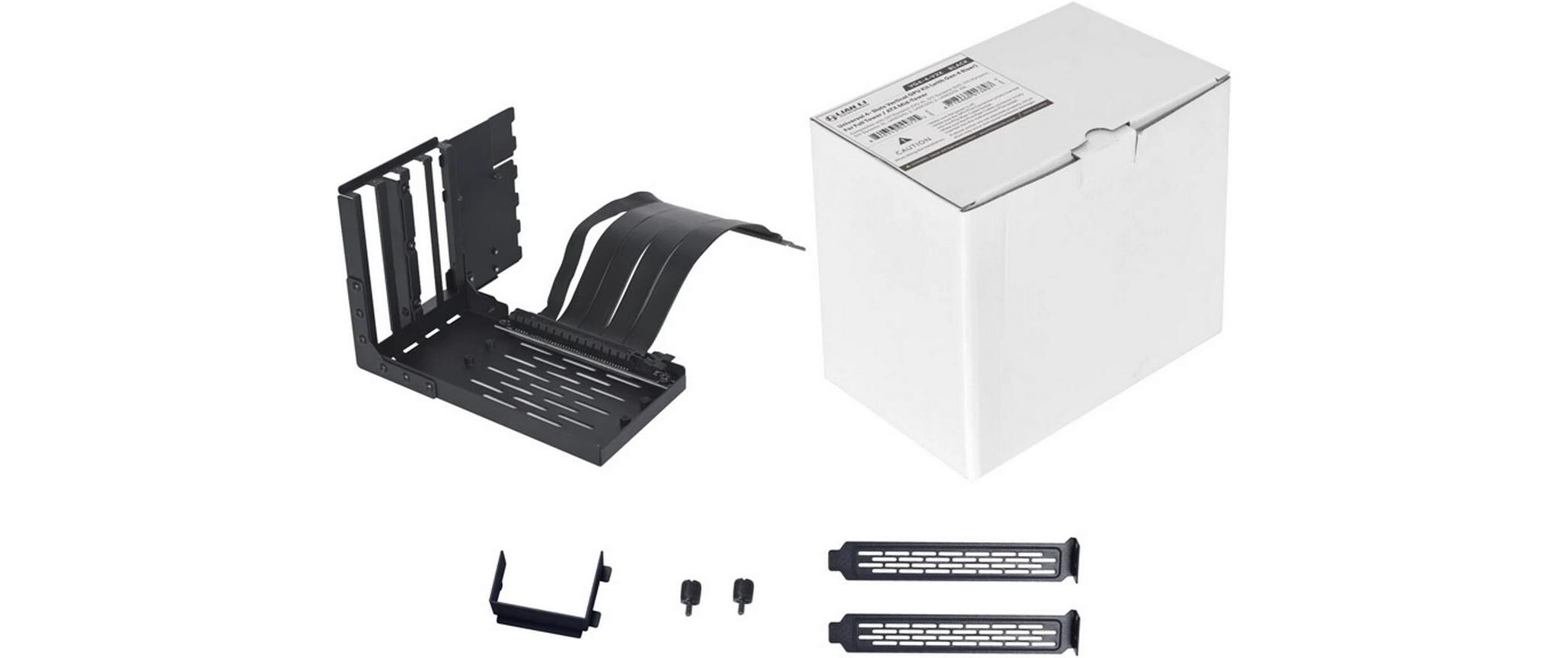 Lian Li VG4-4-V2W Vertical GPU Kit Schwarz Lian Li VG4-4-V2W Vertical GPU Kit Schwarz