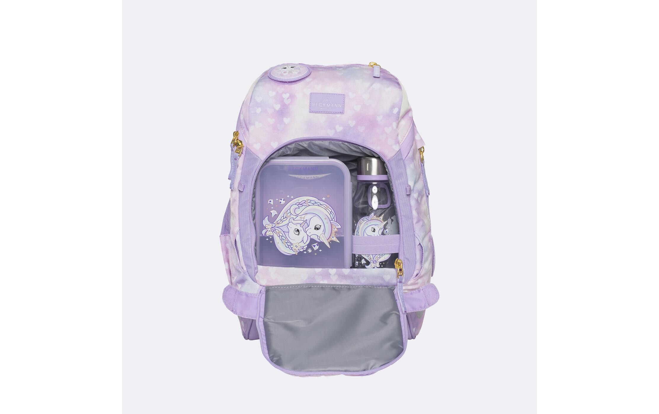 Beckmann Schulrucksack-Set Active Air Flx Unicorn Princess, 6-teilig