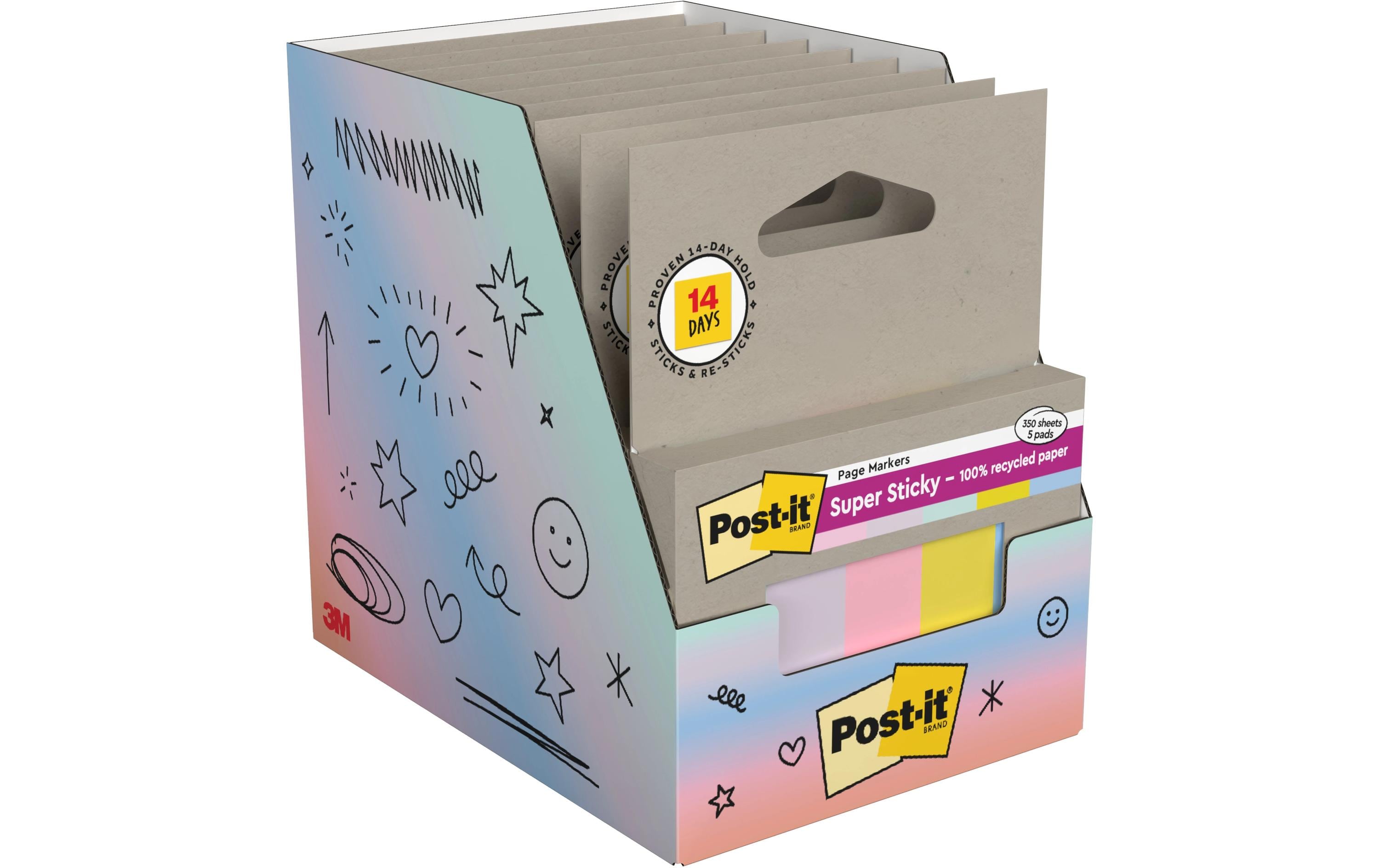 Post-it 3M Index Super Sticky Recycling Mehrfarbig, 5 Stück