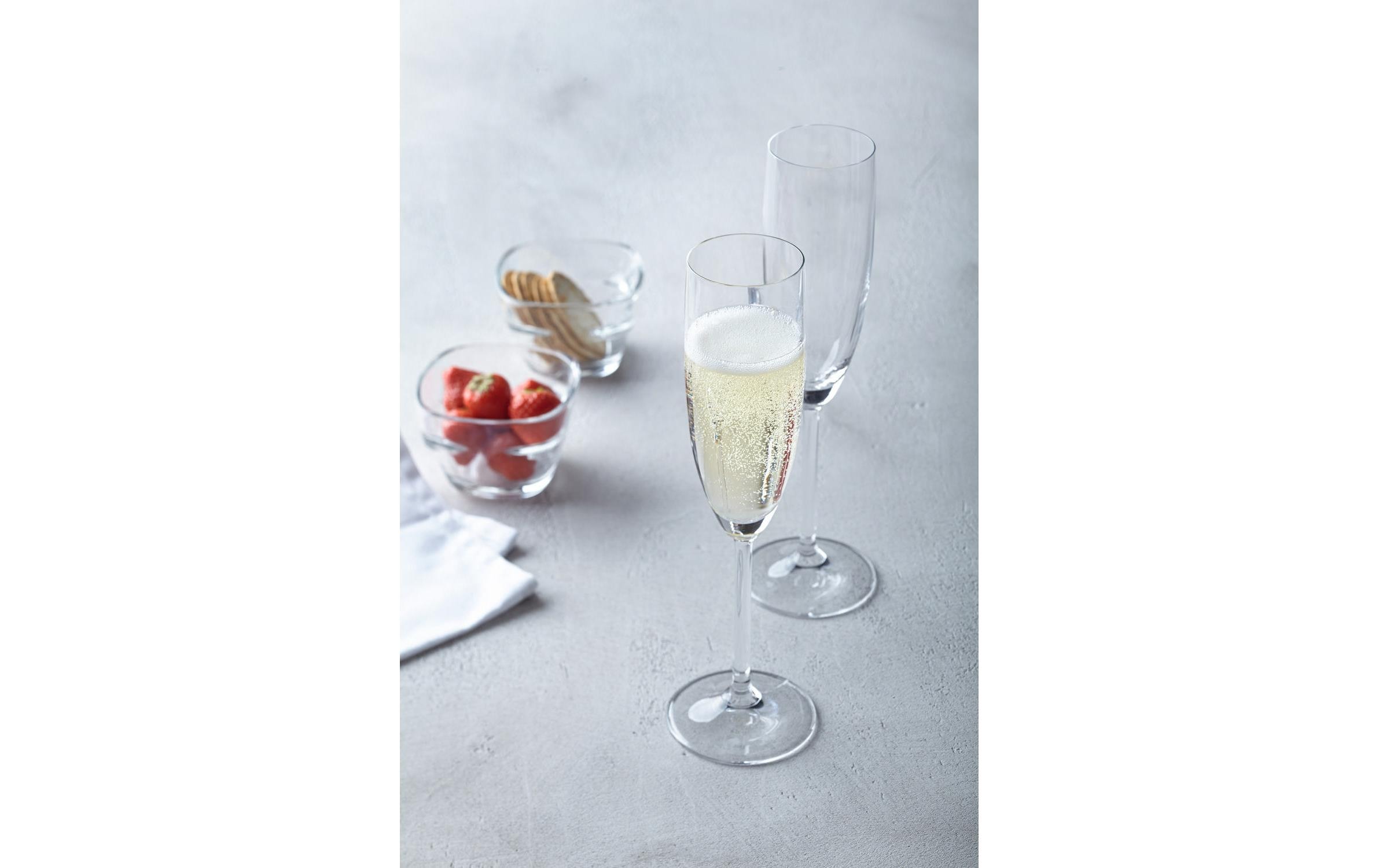 Leonardo Sektglas Daily 200 ml, 6 Stück, Transparent 