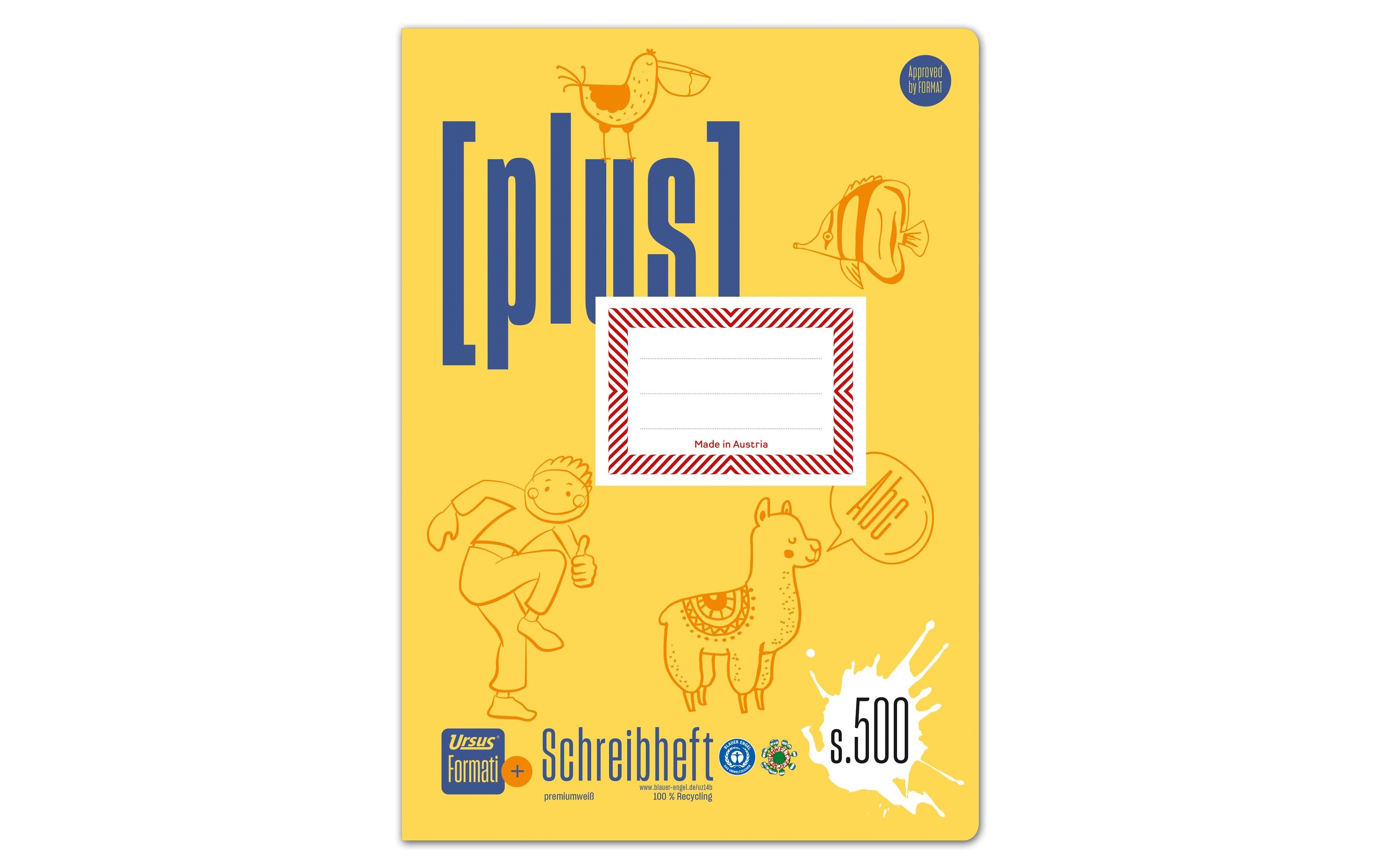 Formati Plus S.500, A4, Liniert, Blau Formati Plus S.500, A4, Liniert, Blau