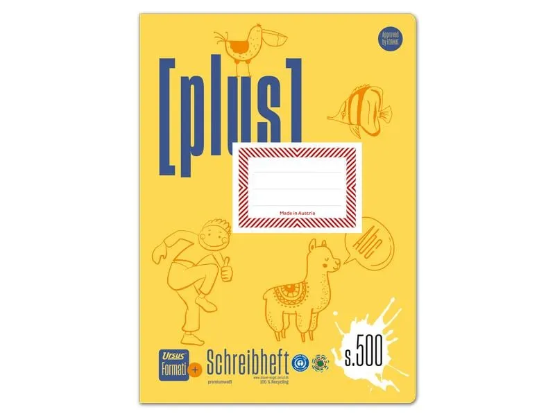 Formati Plus S.500, A4, Liniert, Blau