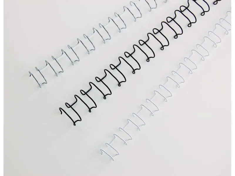 GBC Binderücken Wire Bind 21 Ø 12 mm, Silber, 100 Stück