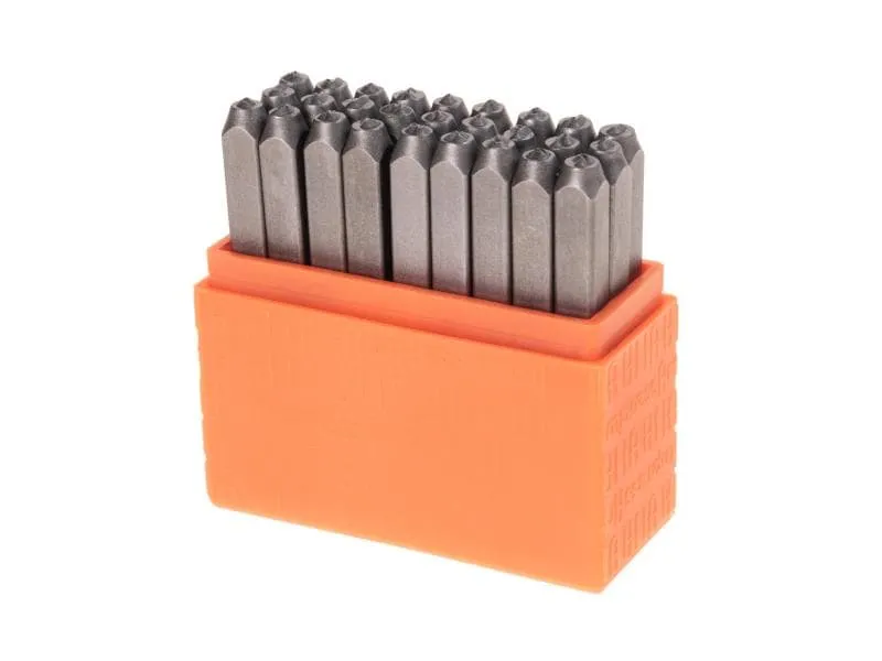 ImpressArt Prägestempel Set 3 mm Kleinbuchstaben, 27 Stück