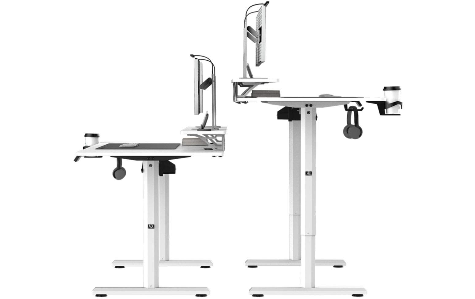 Ultradesk Gaming Tisch Higlander XXL Weiss