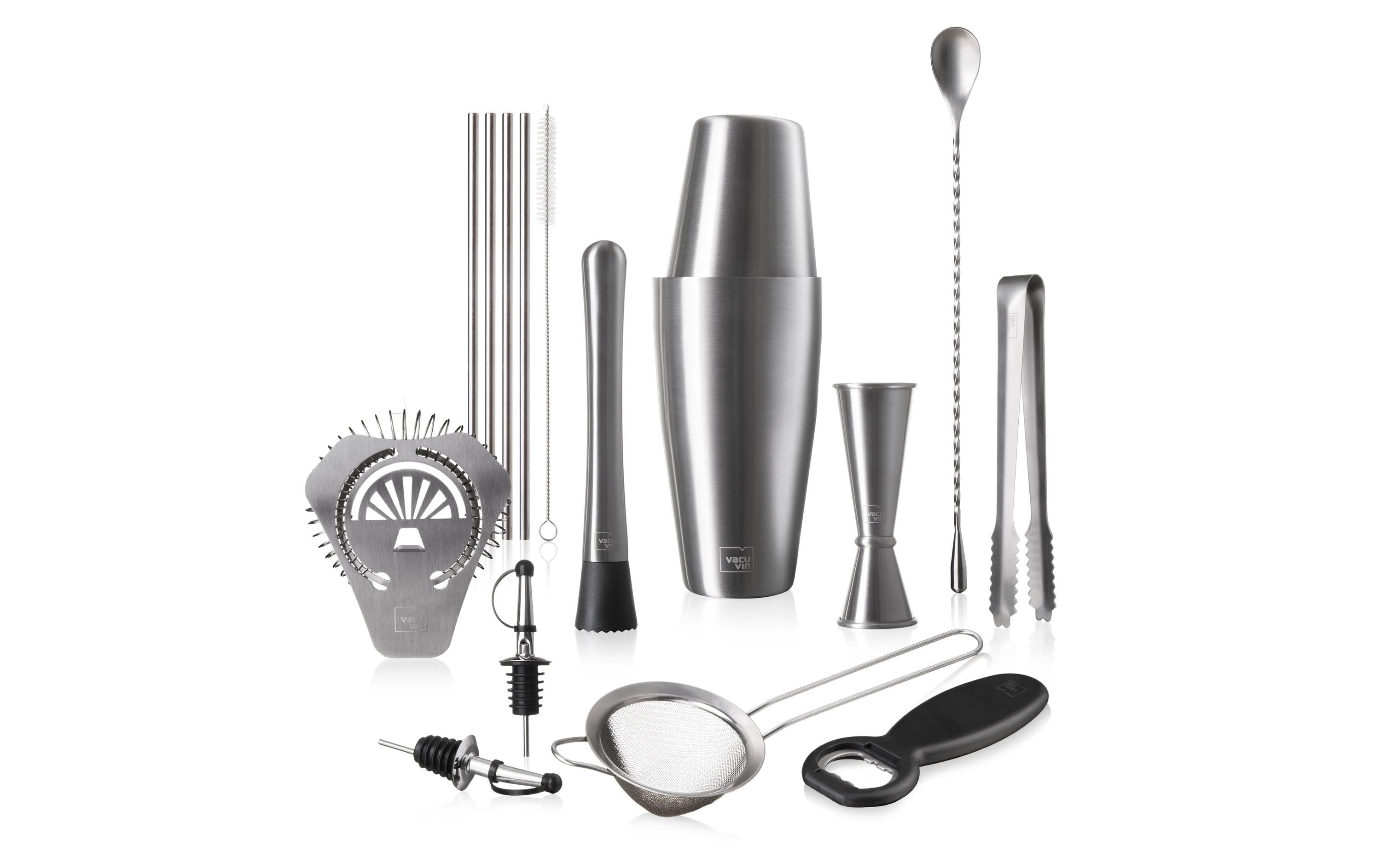 Vacuvin Cocktail-Set Cocktail Set 14-teilig 0.7 l, Edelstahl