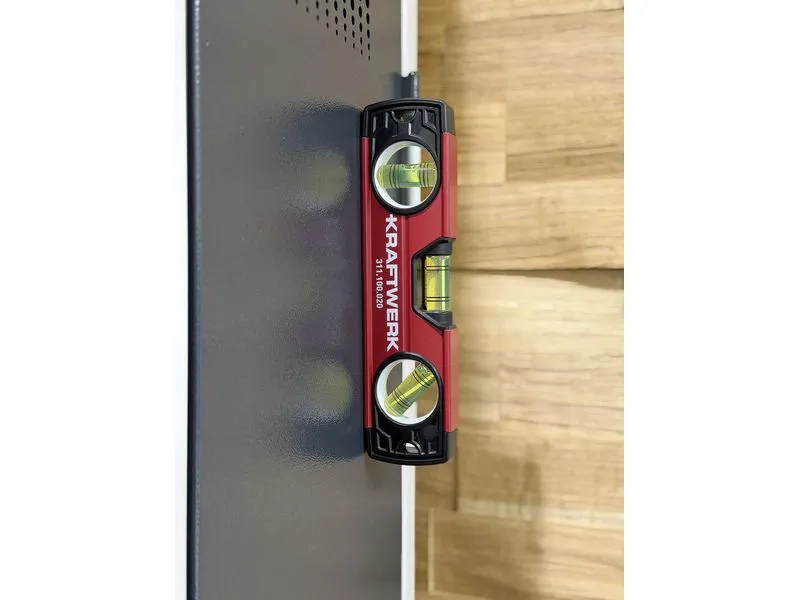 Kraftwerk Torpedo-Wasserwaage magnetisch, 20 cm, 1 mm/m
