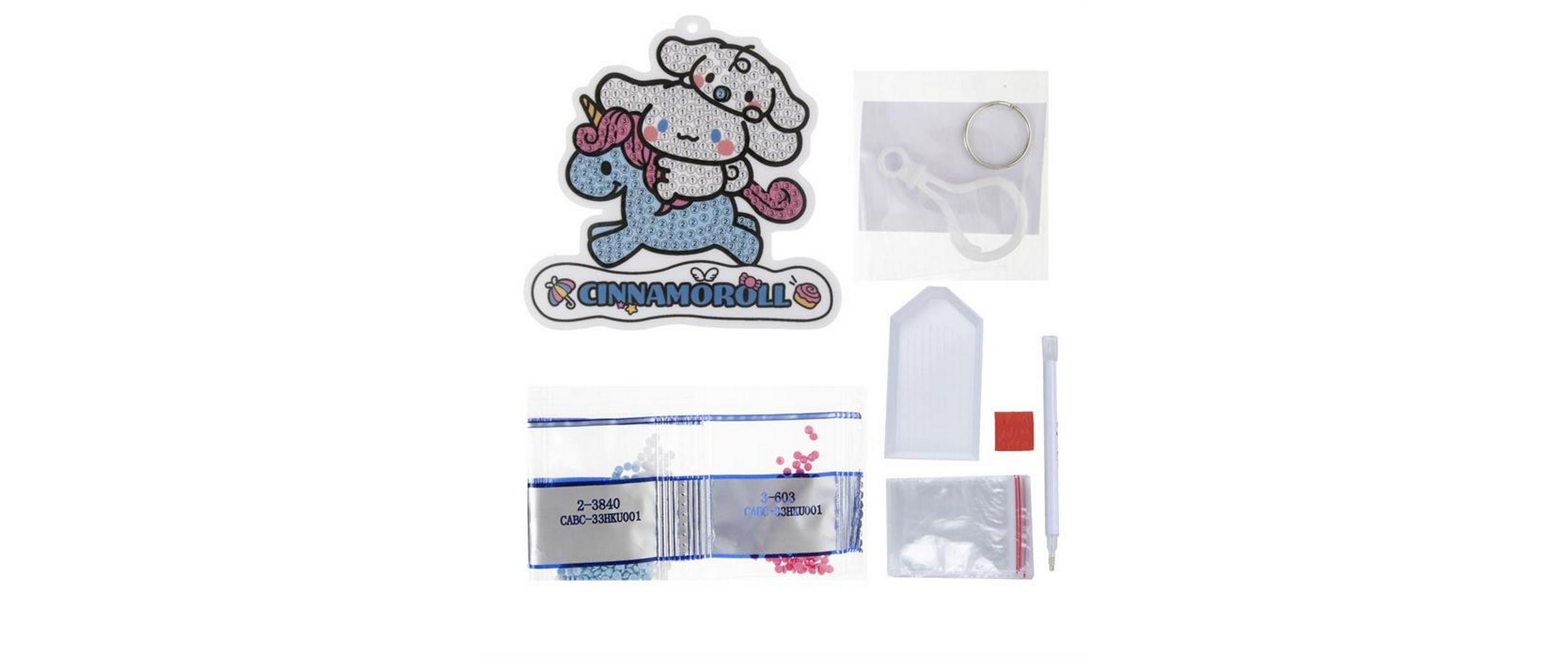 CRAFT Buddy Cinnamoroll, Crystal Art Rucksack Anhänger