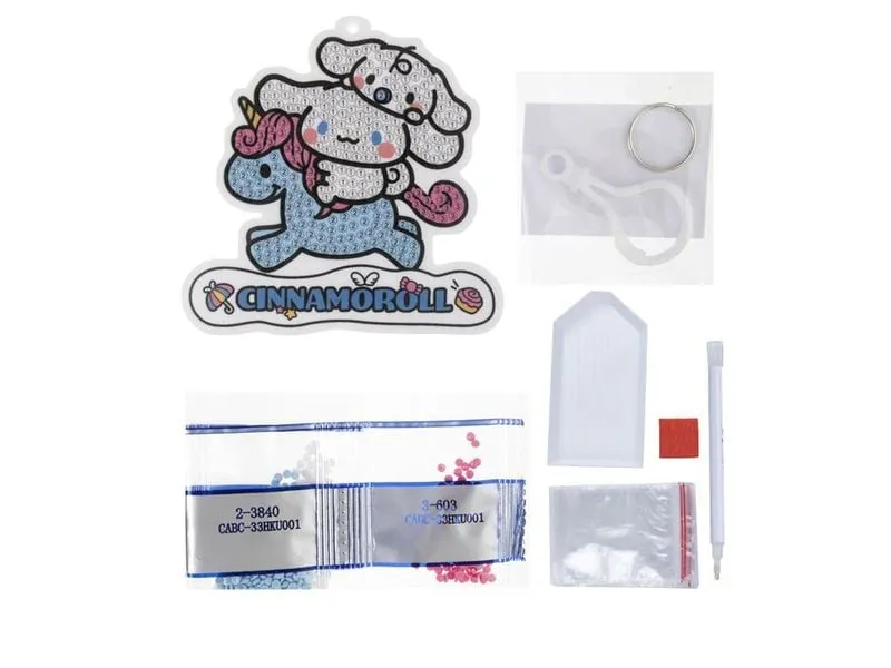 CRAFT Buddy Cinnamoroll, Crystal Art Rucksack Anhänger