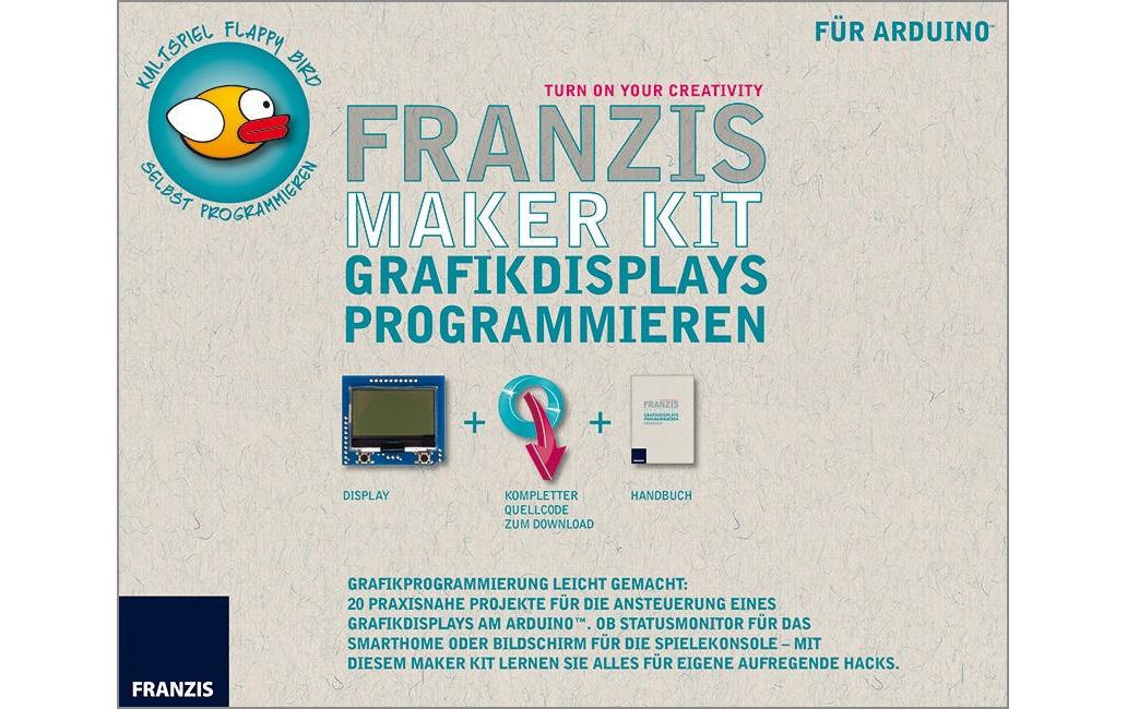 Franzis Sachbuch Informatik Maker Kit Grafikdisplays programmieren