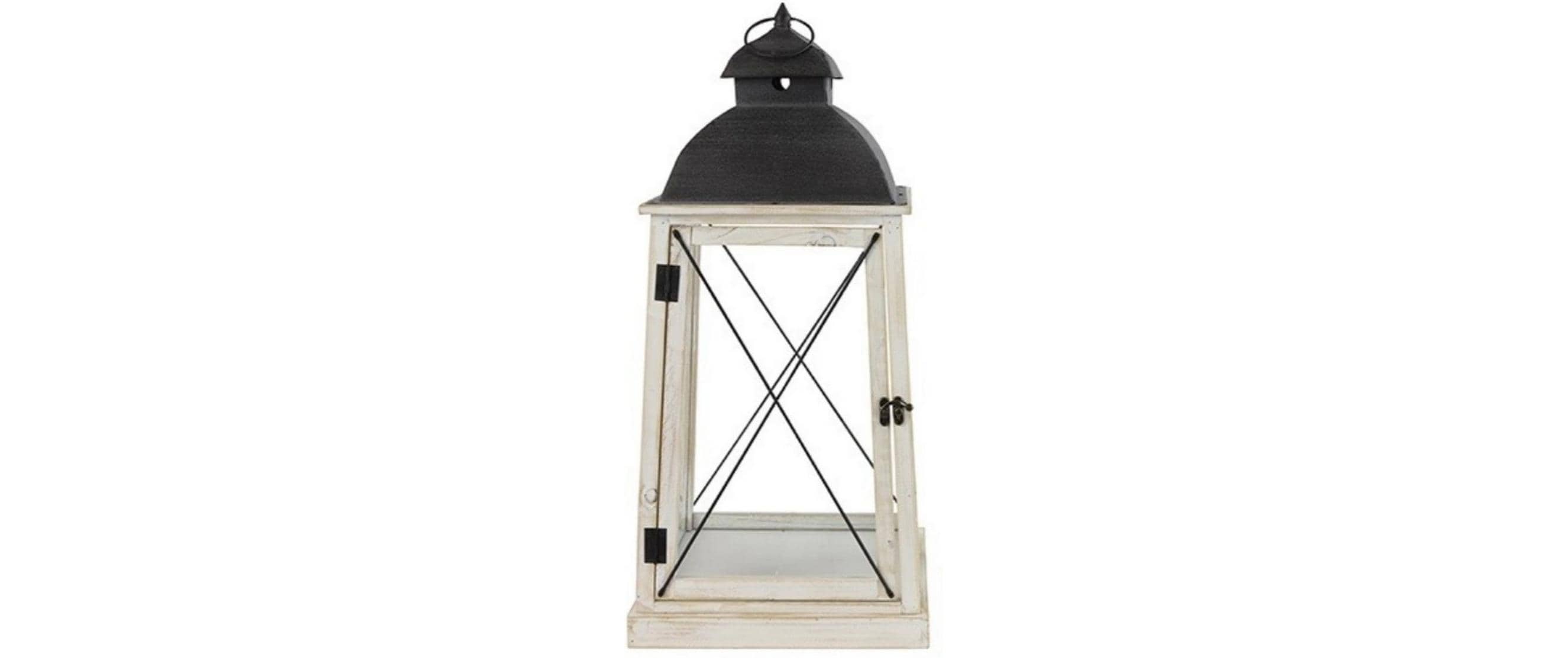 CHALET Chalet Laterne Samara L 29 cm, Weiss