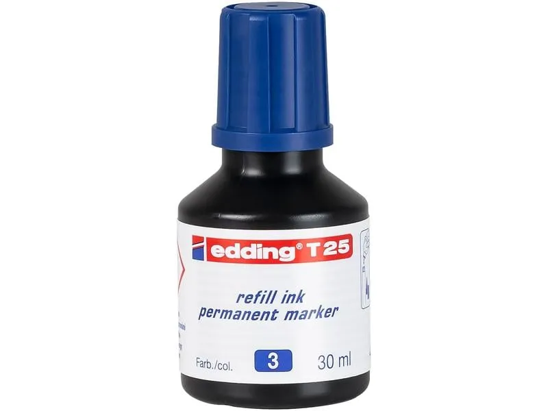 edding Nachfülltinte T-25 Permanent Blau