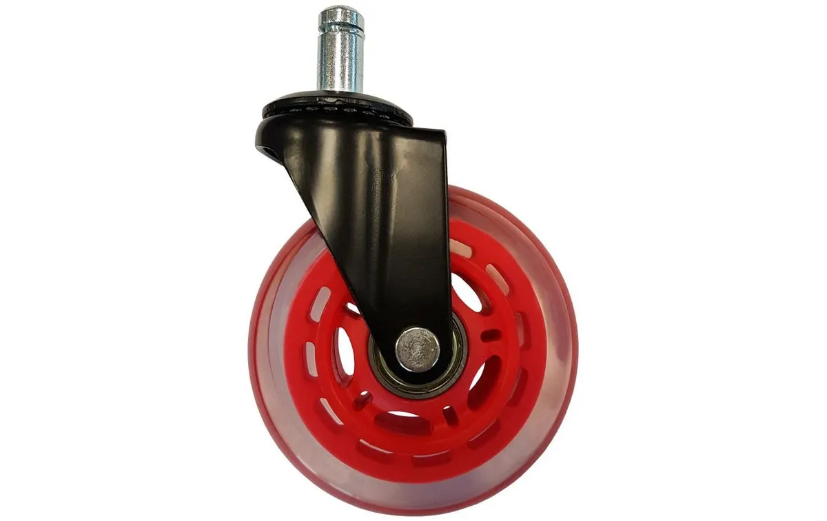 LC-Power Gaming Stuhlrollen 5er Set Rot LC-Power Gaming Stuhlrollen 5er Set Rot