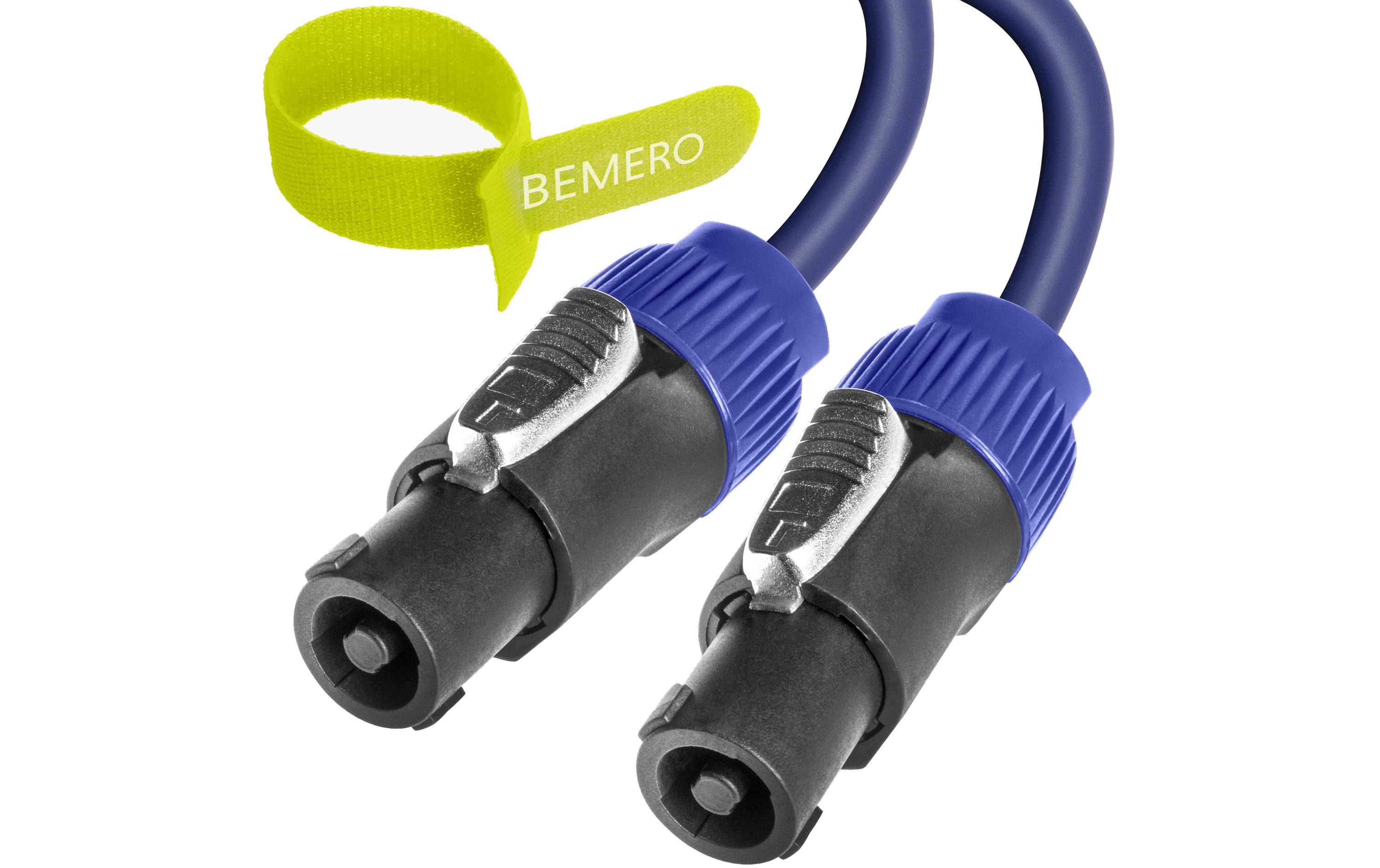 Bemero Lautsprecherkabel SpeakON – SpeakON 4 x 2.5 mm² 2 m Bemero Lautsprecherkabel SpeakON – SpeakON 4 x 2.5 mm² 2 m