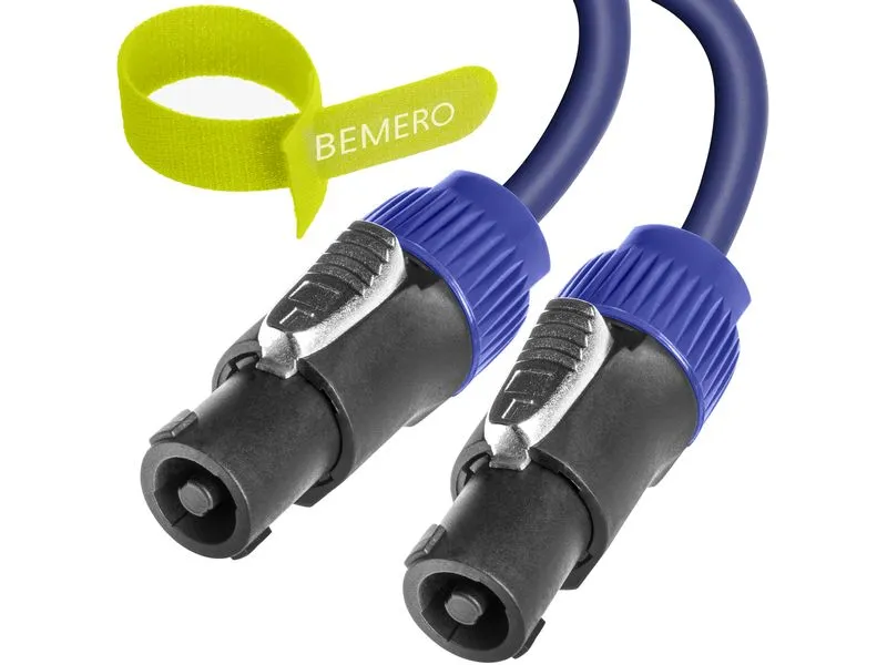 Bemero Lautsprecherkabel SpeakON – SpeakON 4 x 2.5 mm² 2 m Bemero Lautsprecherkabel SpeakON – SpeakON 4 x 2.5 mm² 2 m